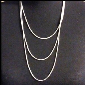 72" Rhinestone Infinity Necklace NWOT